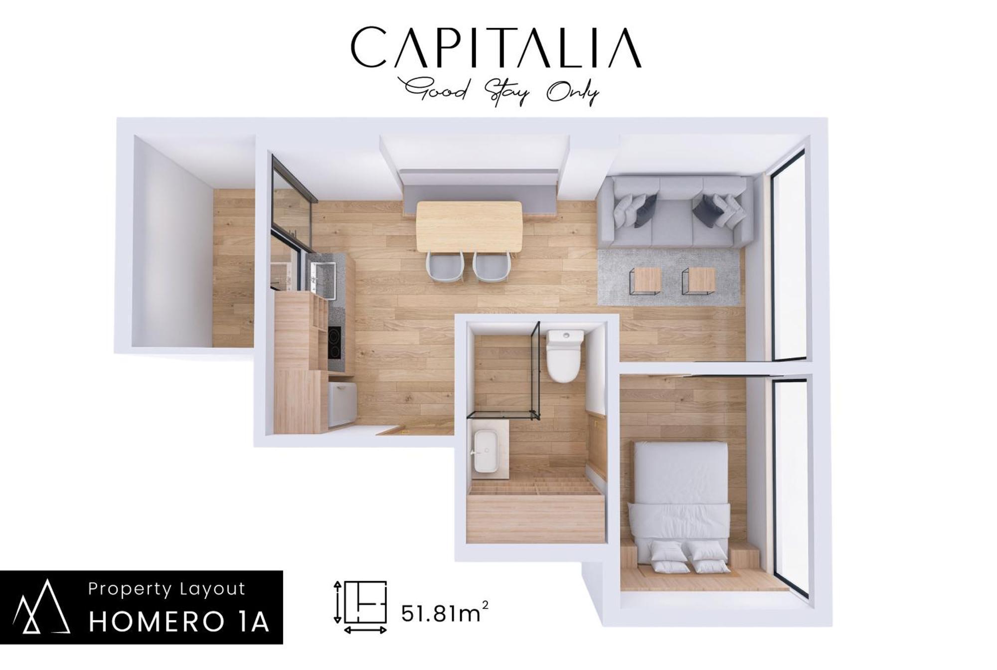 Capitalia - Luxury Apartments - Homero Ciudad de México Pokoj fotografie