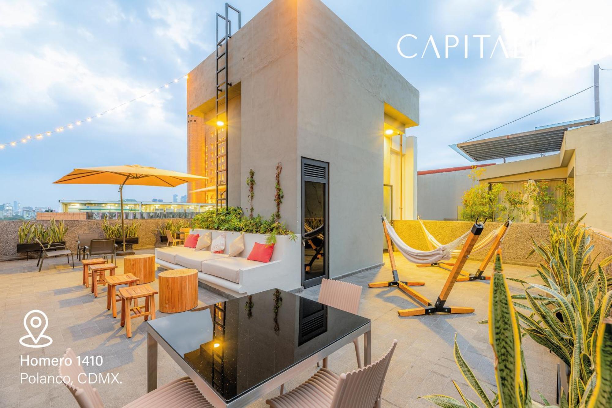 Capitalia - Luxury Apartments - Homero Ciudad de México Exteriér fotografie