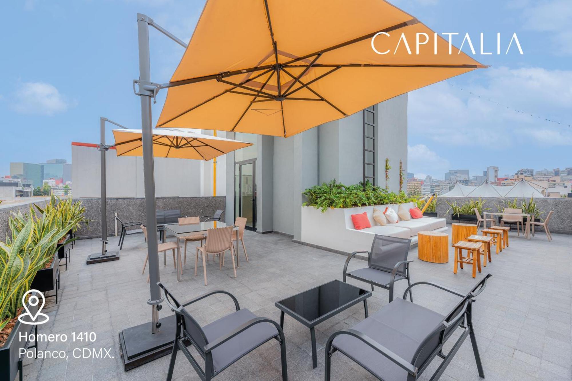 Capitalia - Luxury Apartments - Homero Ciudad de México Exteriér fotografie